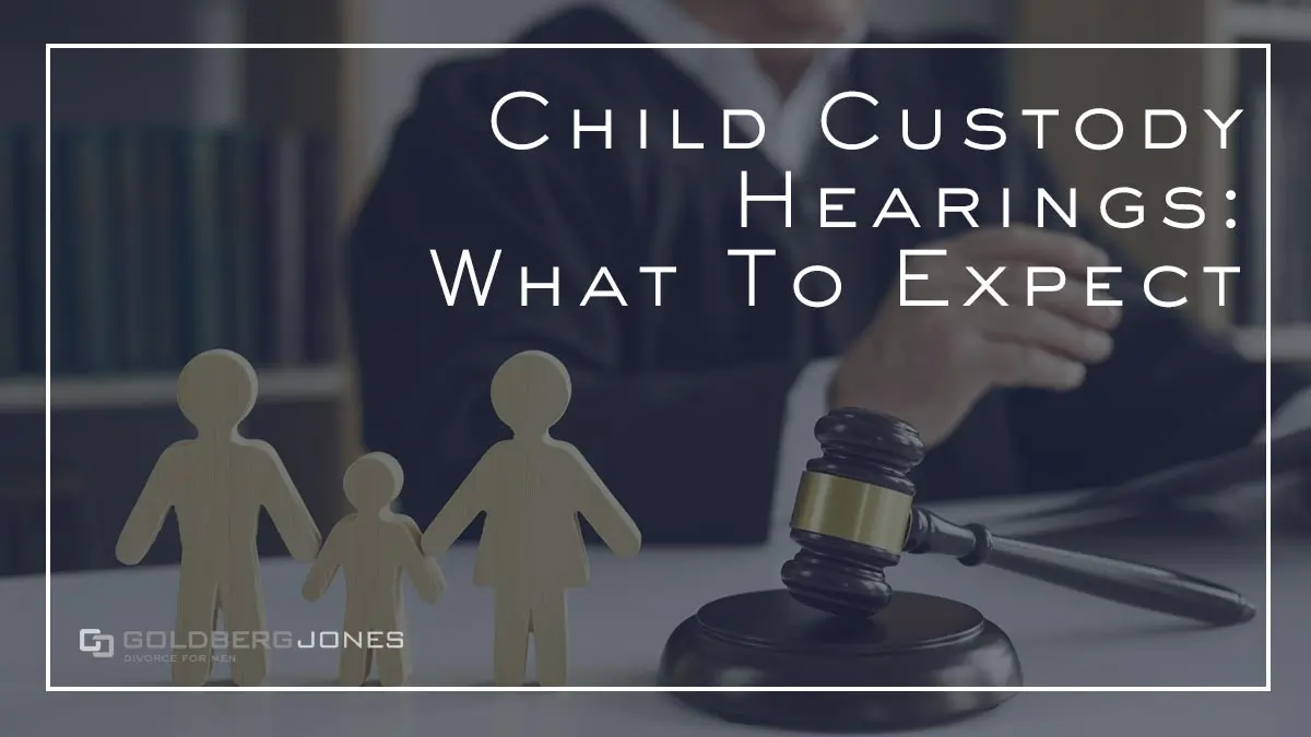 Child custody hot sale hearing