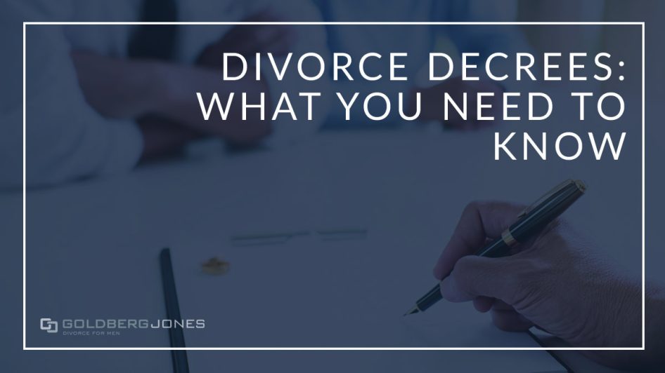 what's in a divorce decree